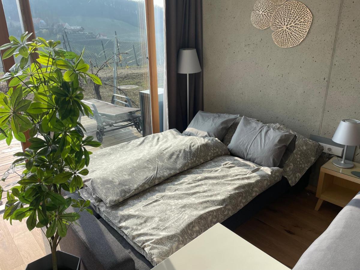 *Brandnew* Modernes Apartment In Den Weinbergen Mit Pool Und Sauna Spielfeld Esterno foto