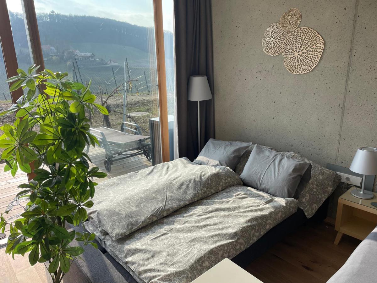 *Brandnew* Modernes Apartment In Den Weinbergen Mit Pool Und Sauna Spielfeld Esterno foto